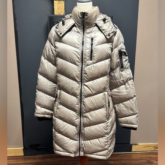 Andrew Marc three-quarter Puffer Jacket,  Packable Lightweight Premium Down - Picture 1 of 11
